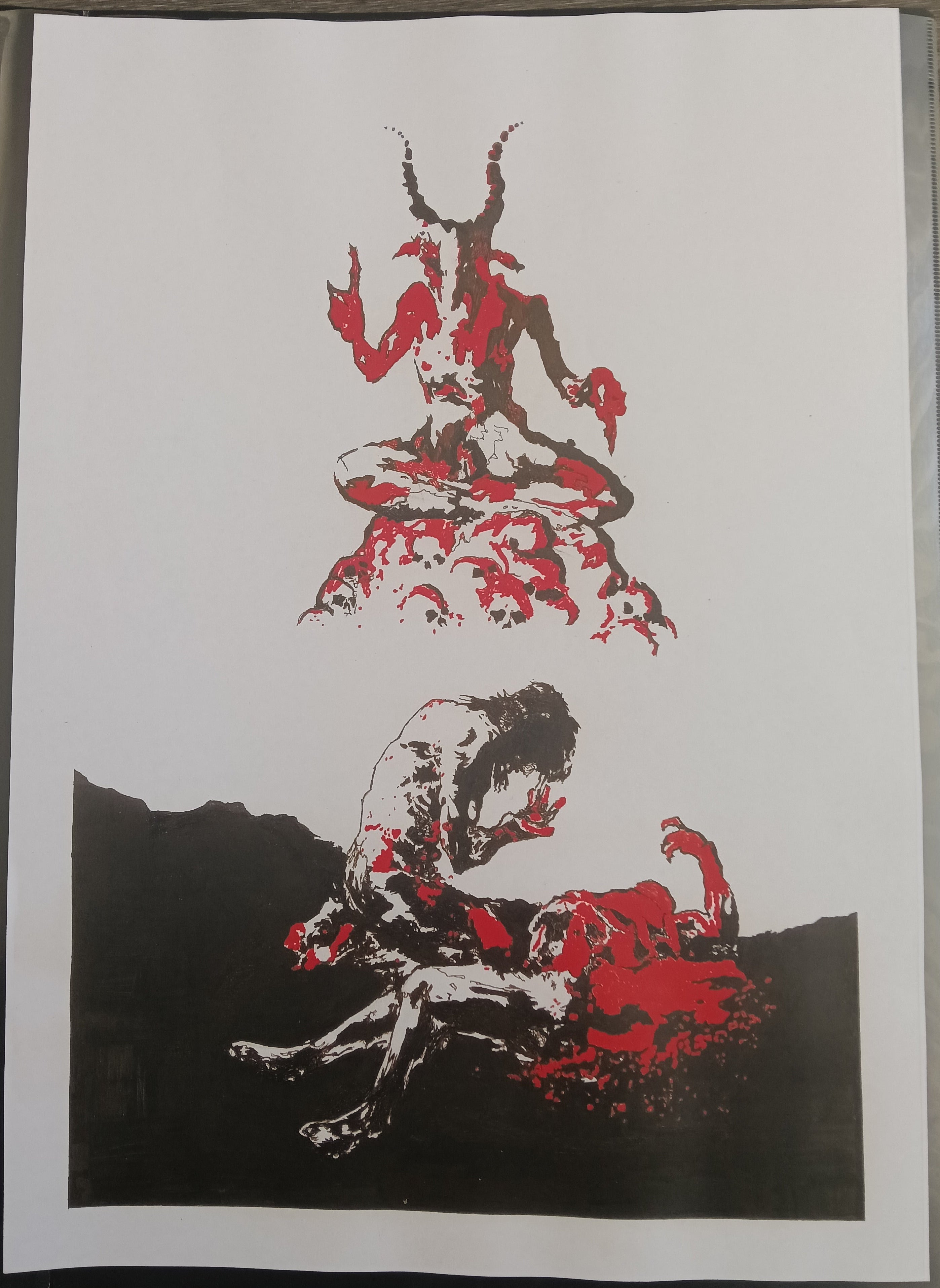 Grim Influence A3 Print